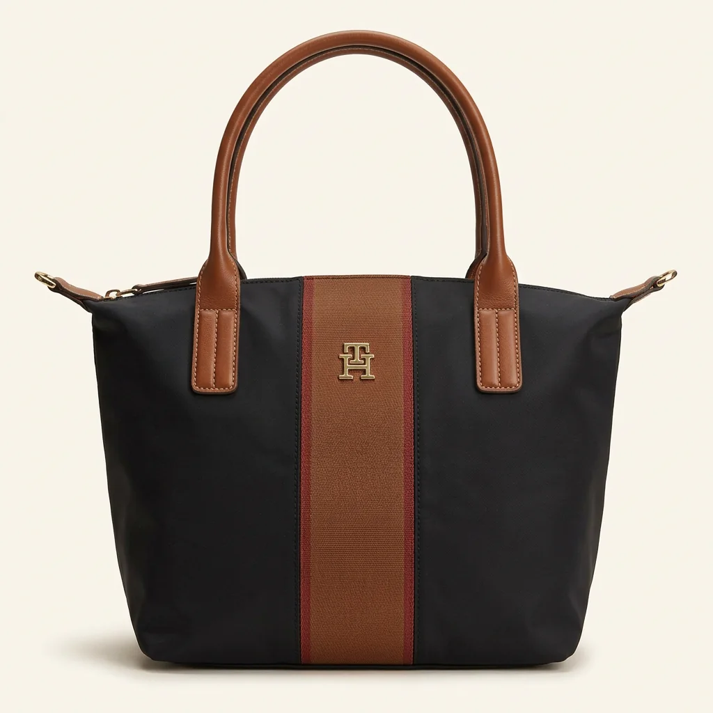 Bolso negro de mano